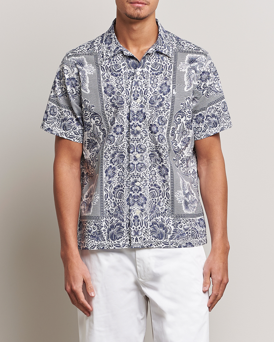 Heren | Overhemden | Polo Ralph Lauren | Printed Paisley Short Sleeve Shirt Blue