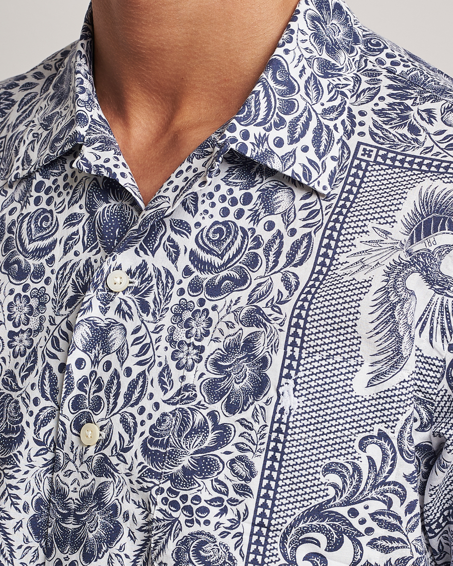 Heren | Overhemden | Polo Ralph Lauren | Printed Paisley Short Sleeve Shirt Blue