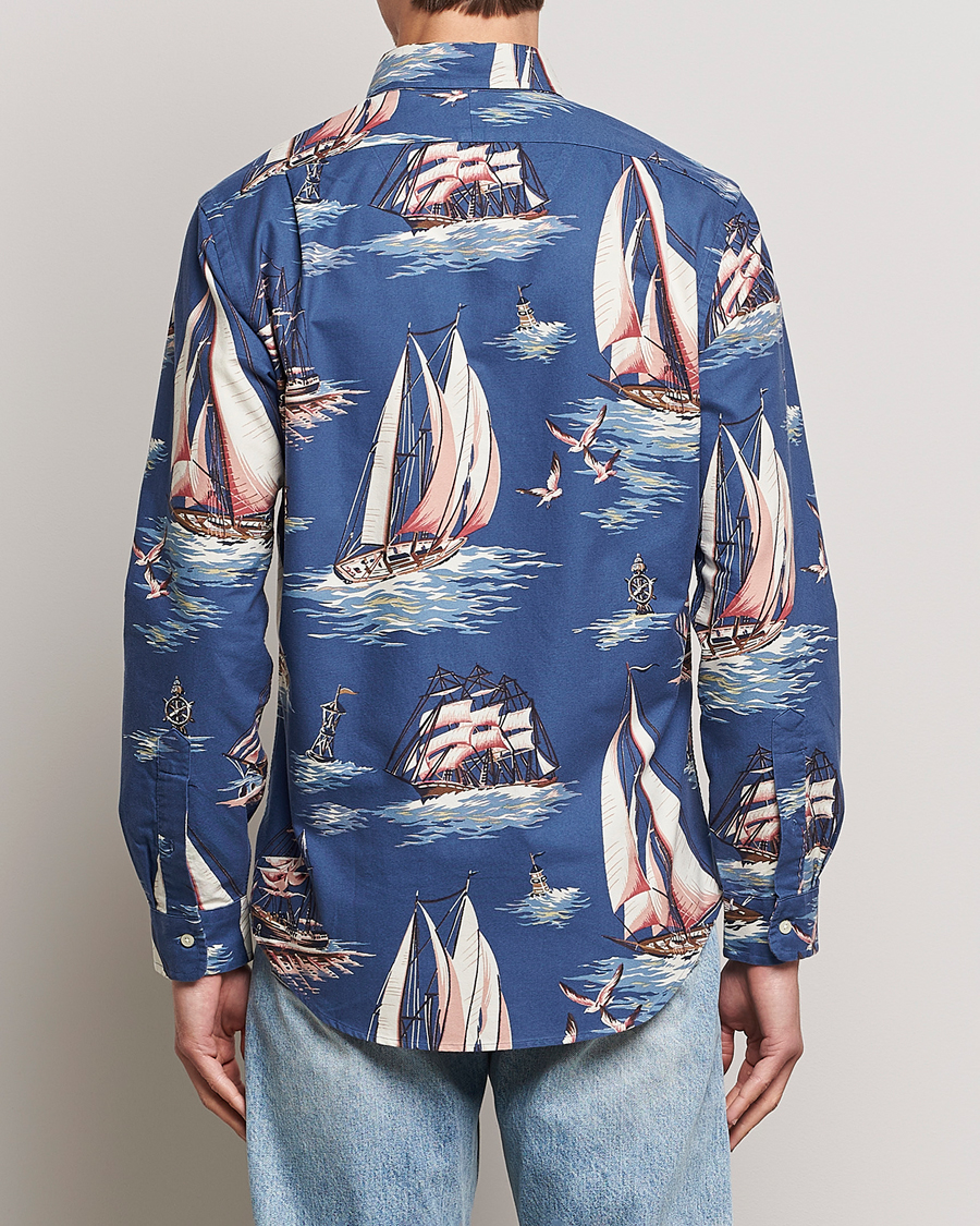 Homme | Chemises | Polo Ralph Lauren | Printed Regatta Oxford Shirt Blue