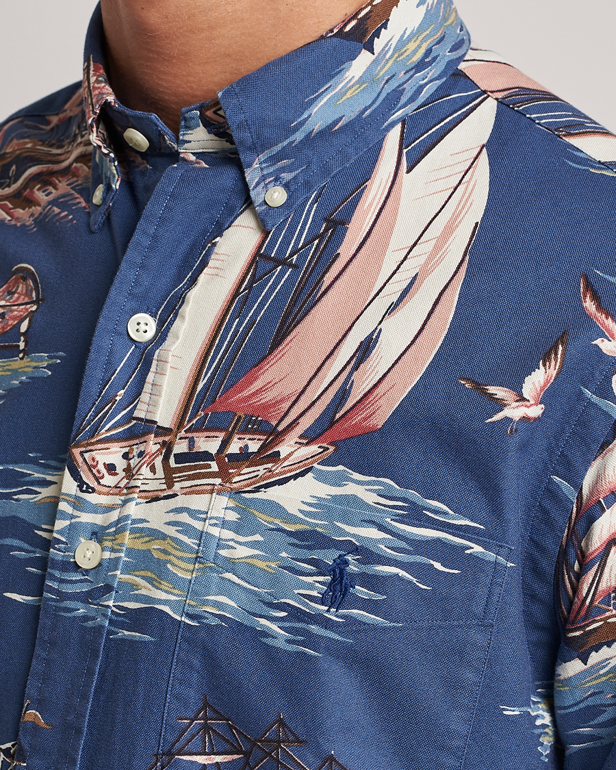 Homme | Chemises | Polo Ralph Lauren | Printed Regatta Oxford Shirt Blue