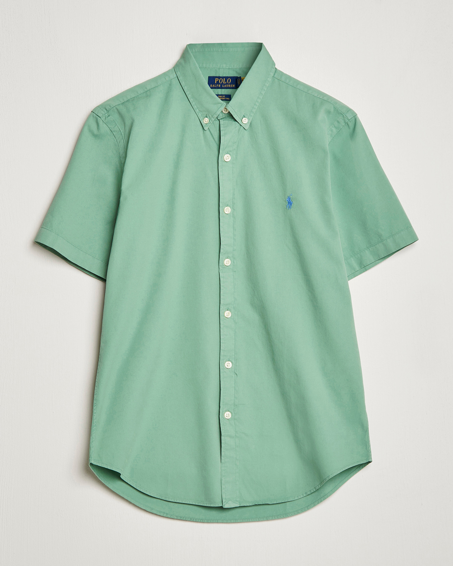 Heren | Overhemden | Polo Ralph Lauren | Twill Short Sleeve Shirt Faded Mint