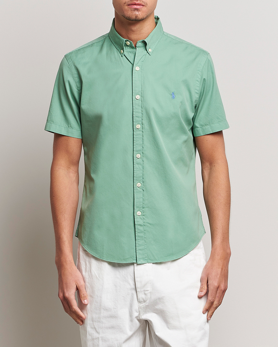 Heren | Overhemden | Polo Ralph Lauren | Twill Short Sleeve Shirt Faded Mint