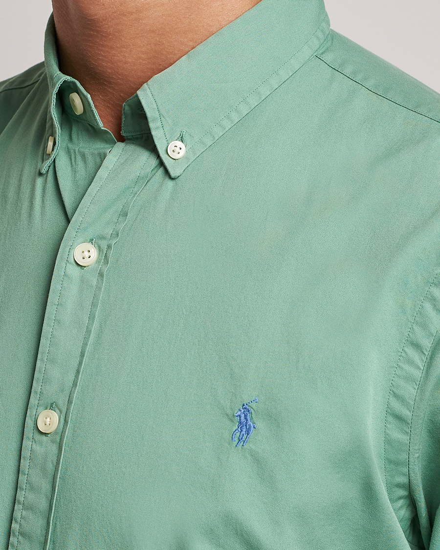 Heren | Overhemden | Polo Ralph Lauren | Twill Short Sleeve Shirt Faded Mint