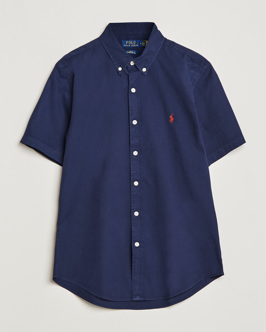 Heren | Overhemden | Polo Ralph Lauren | Twill Short Sleeve Shirt Newport Navy