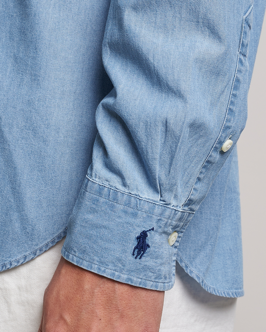 Heren | Overhemden | Polo Ralph Lauren | Custom Fit Denim Dress Shirt French Blue