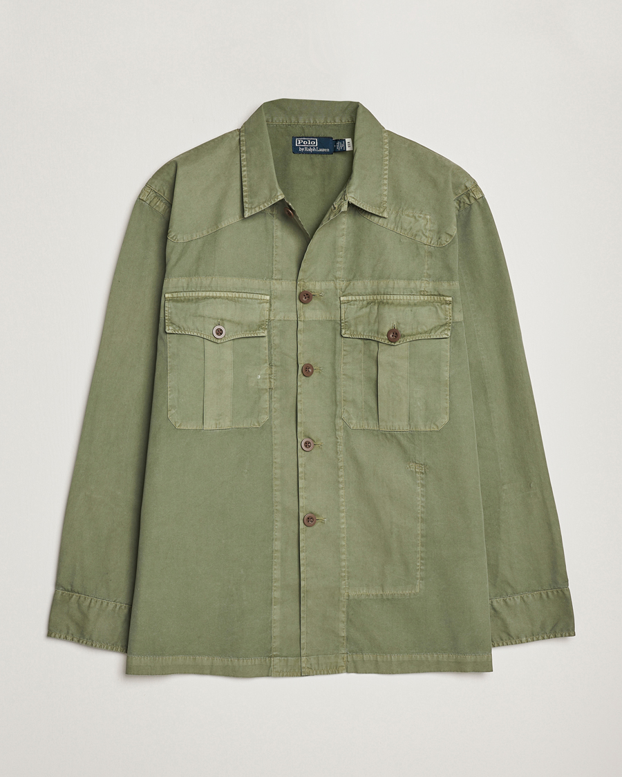 Heren | Jassen | Polo Ralph Lauren | Twill Pocket Shirt Jacket Olive