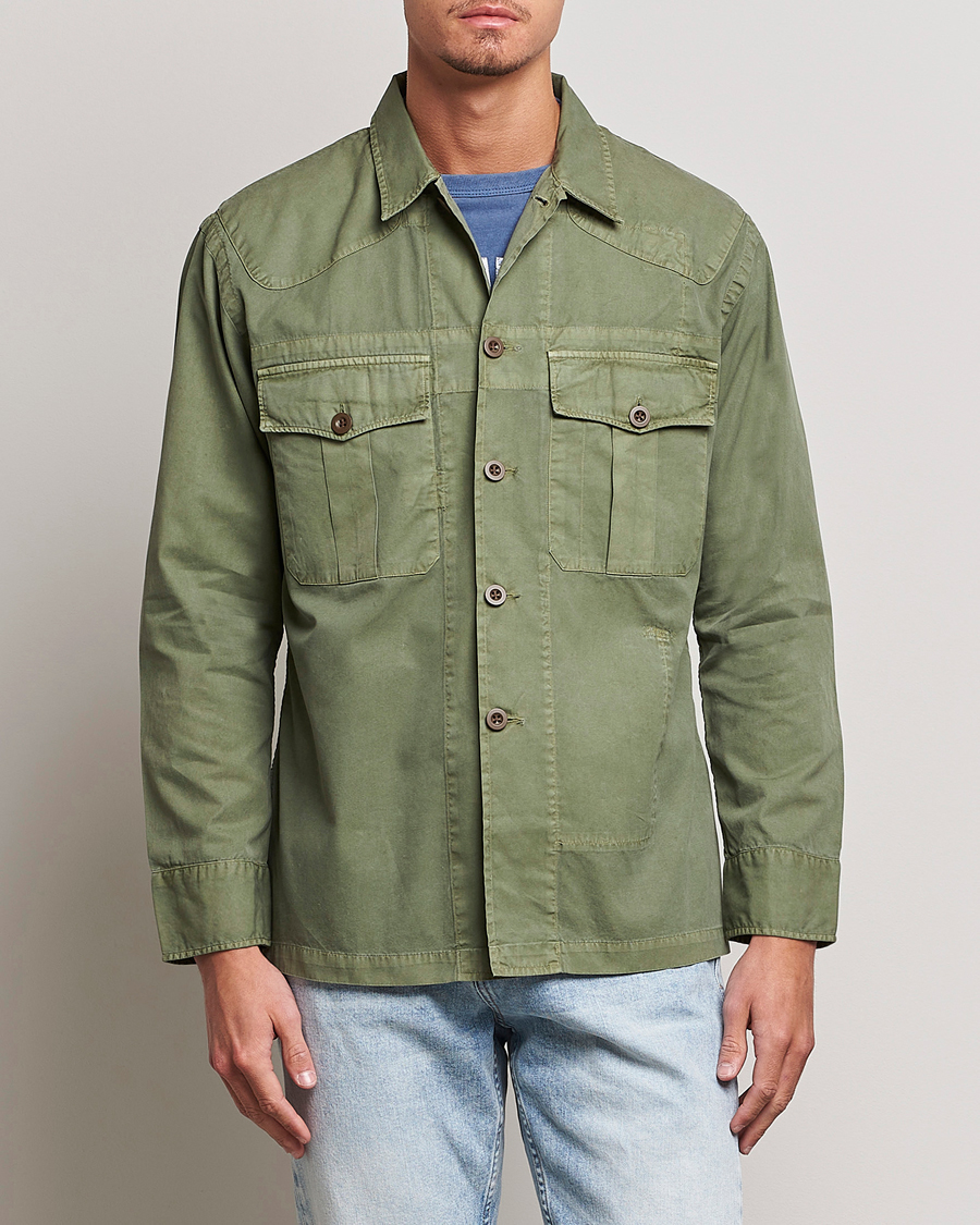 Heren | Jassen | Polo Ralph Lauren | Twill Pocket Shirt Jacket Olive