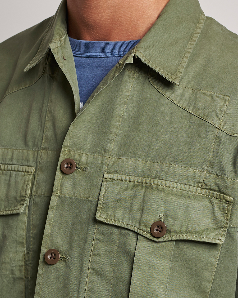 Heren | Jassen | Polo Ralph Lauren | Twill Pocket Shirt Jacket Olive