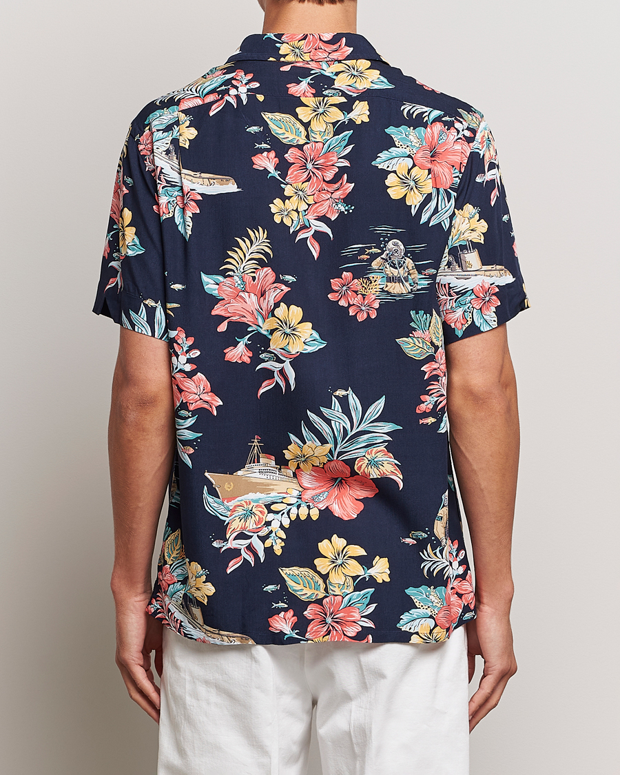 Heren | Overhemden | Polo Ralph Lauren | Printed Flower Short Sleeve Shirt Navy Multi