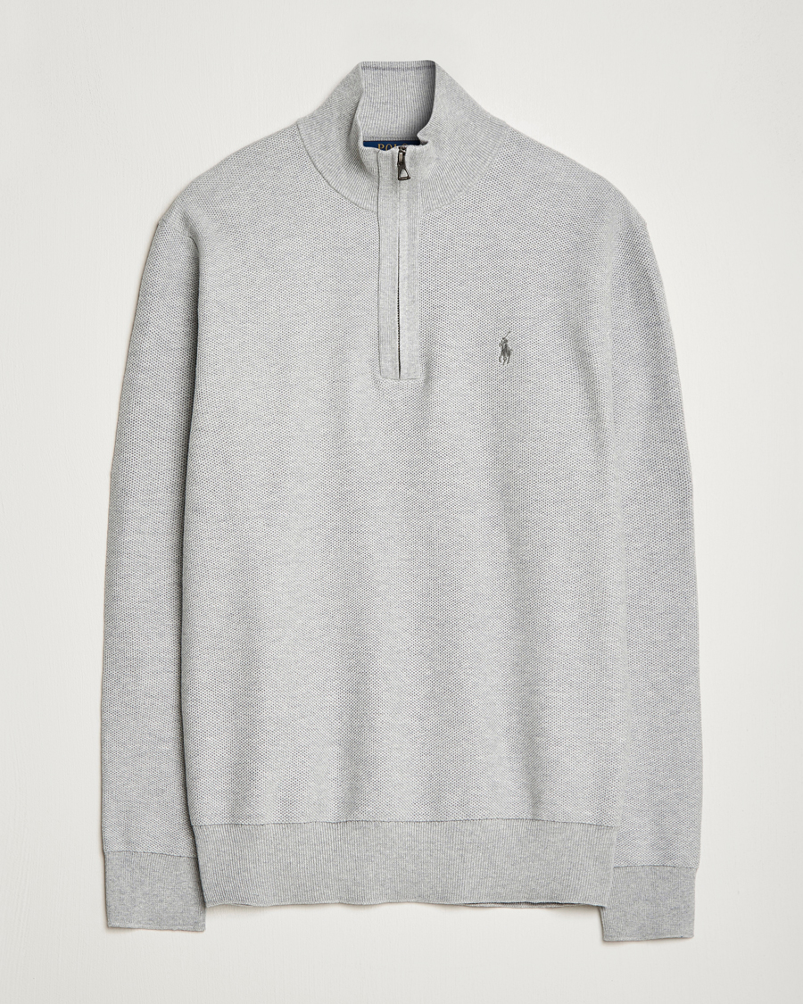 Homme | Pulls Et Tricots | Polo Ralph Lauren | Textured Half-Zip Andover Heather