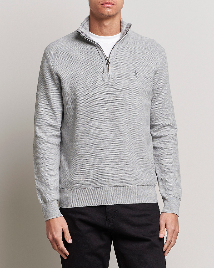 Homme | Pulls Et Tricots | Polo Ralph Lauren | Textured Half-Zip Andover Heather