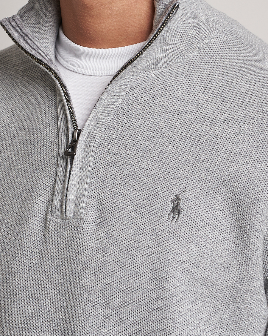 Homme | Pulls Et Tricots | Polo Ralph Lauren | Textured Half-Zip Andover Heather