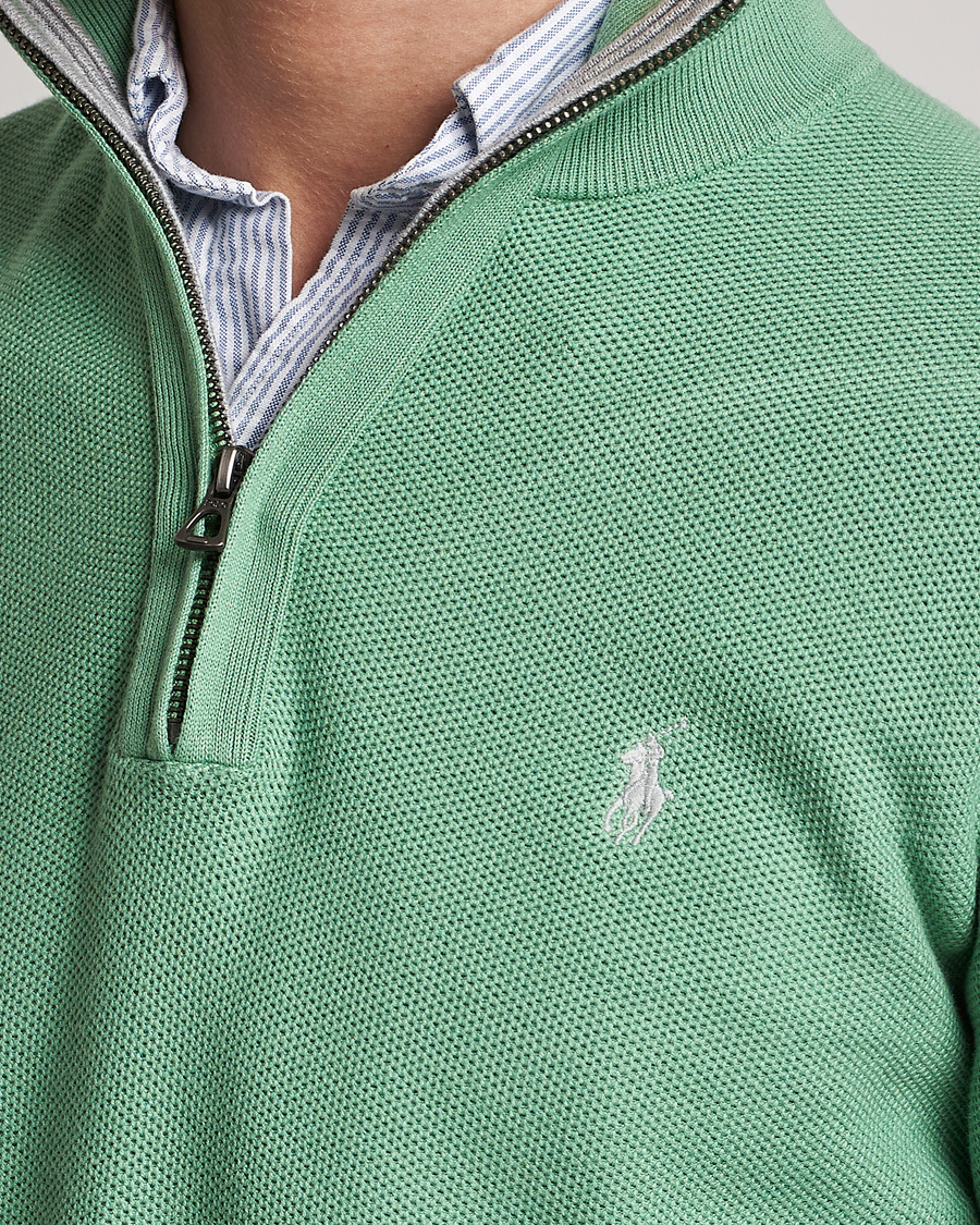 Heren | Truien | Polo Ralph Lauren | Textured Half-Zip Pistachio Green