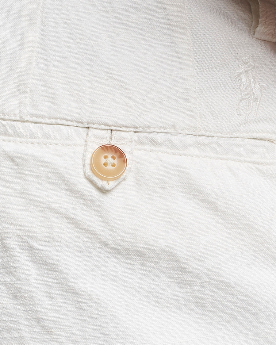 Heren | Broeken | Polo Ralph Lauren | Bedford Cotton/Linen Straight Fit Pants White