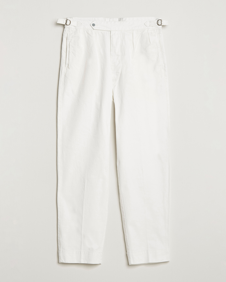 Homme | Pantalons | Polo Ralph Lauren | Rustic Twill Officer Trousers Deckwash White
