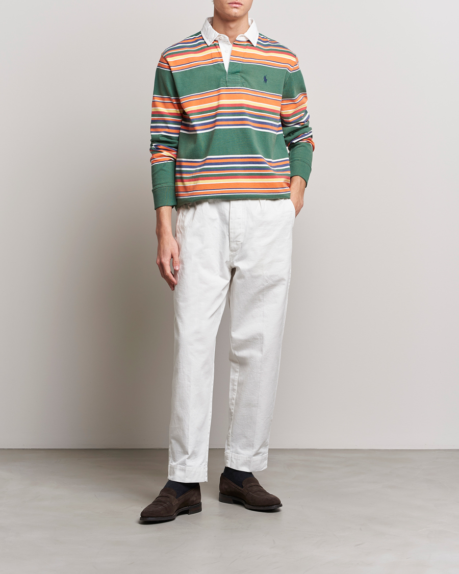 Homme | Pantalons | Polo Ralph Lauren | Rustic Twill Officer Trousers Deckwash White