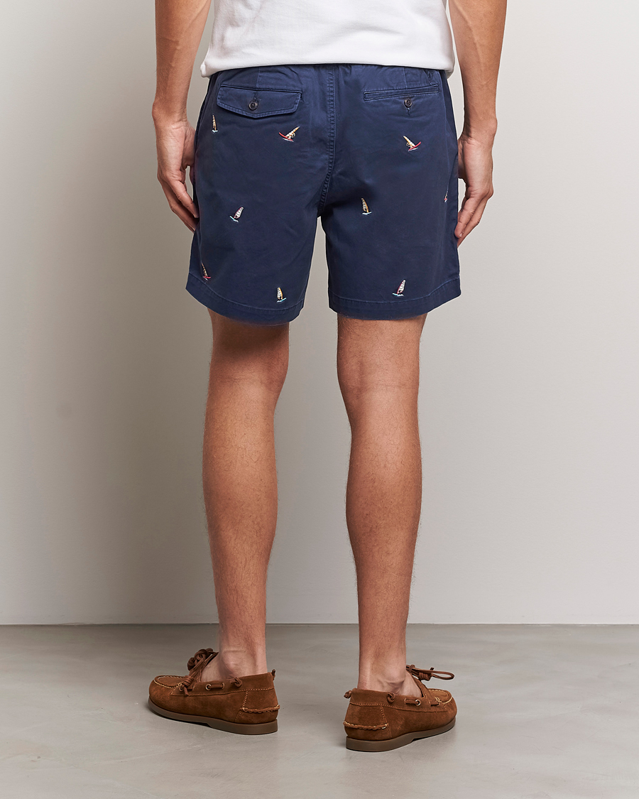 Homme | Shorts | Polo Ralph Lauren | Prepster Printed Twill Drawstring Shorts Navy