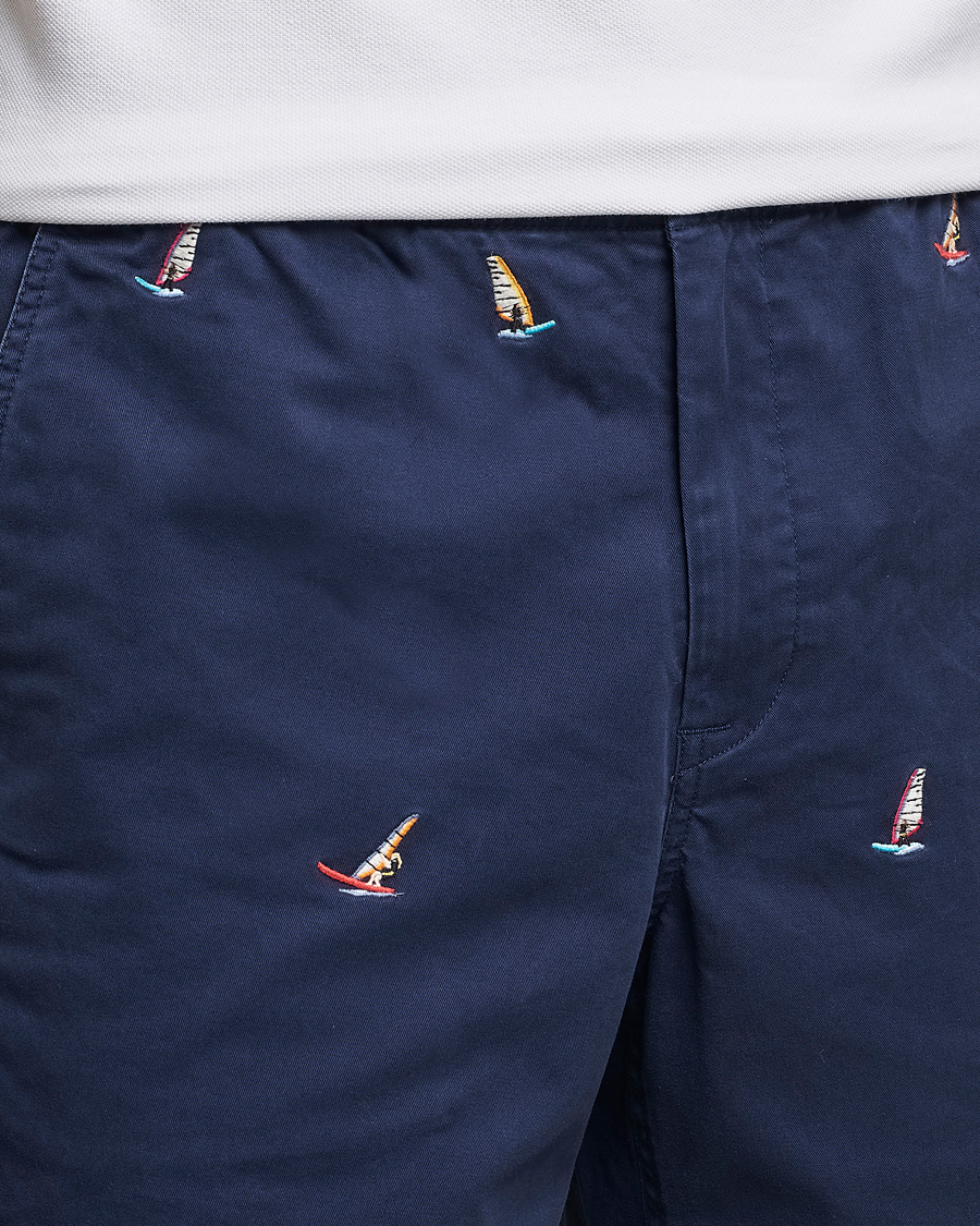 Homme | Shorts | Polo Ralph Lauren | Prepster Printed Twill Drawstring Shorts Navy