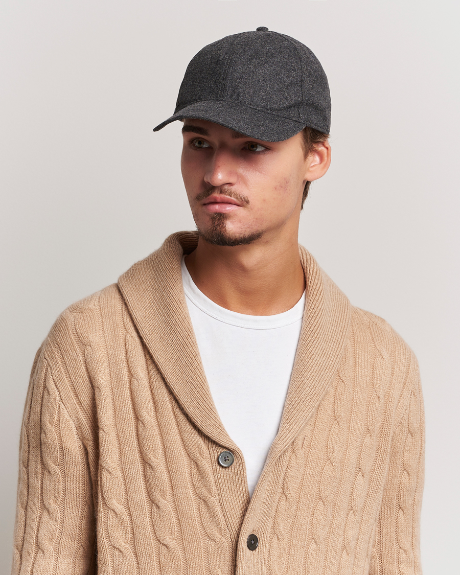 Homme | Polo Ralph Lauren Wool Cap Medium Grey | Polo Ralph Lauren | Wool Cap Medium Grey