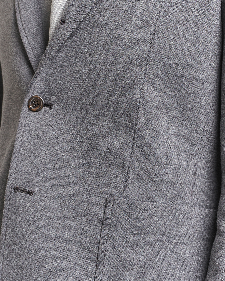 Homme | Blazers | Polo Ralph Lauren | Double Knit Jersey Blazer Medium Grey Heather