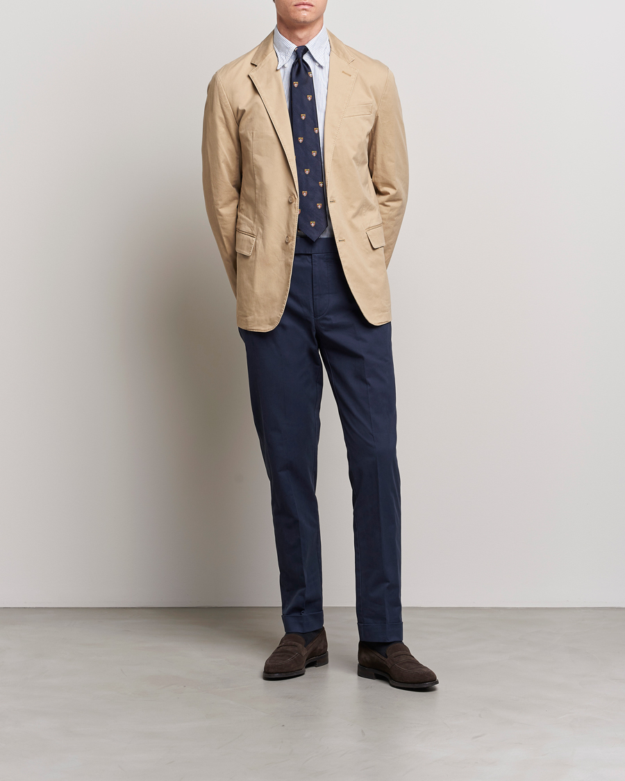 Heren | Blazers | Polo Ralph Lauren | Cotton Stretch Sportcoat Monument Tan