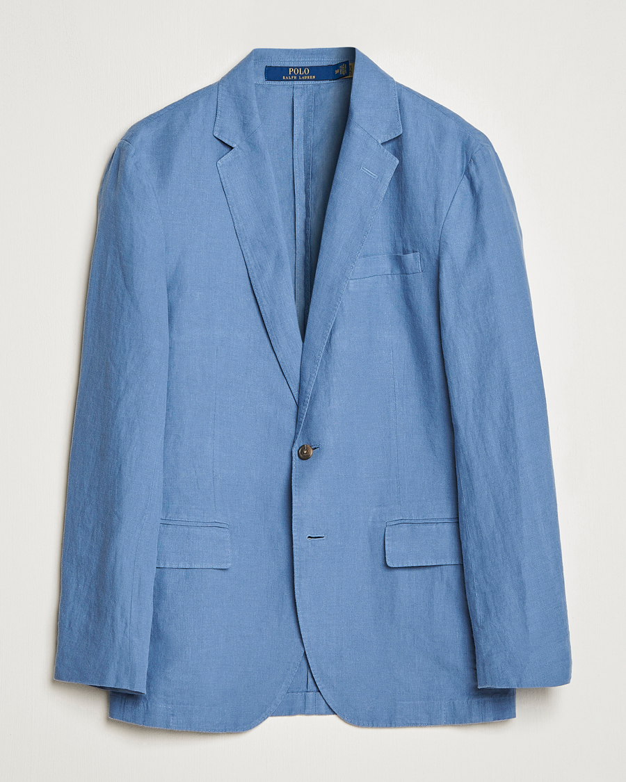Heren | Blazers | Polo Ralph Lauren | Linen Sportcoat Carson Blue