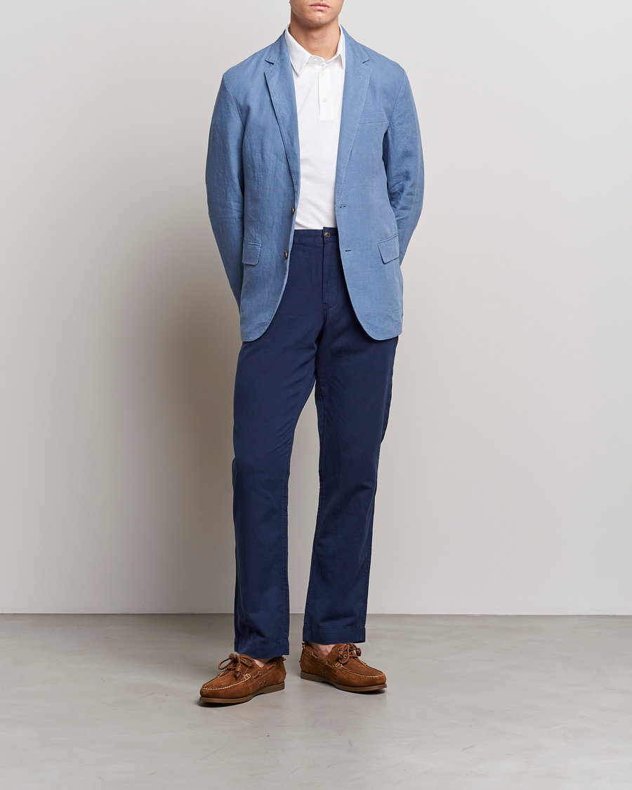 Heren | Blazers | Polo Ralph Lauren | Linen Sportcoat Carson Blue