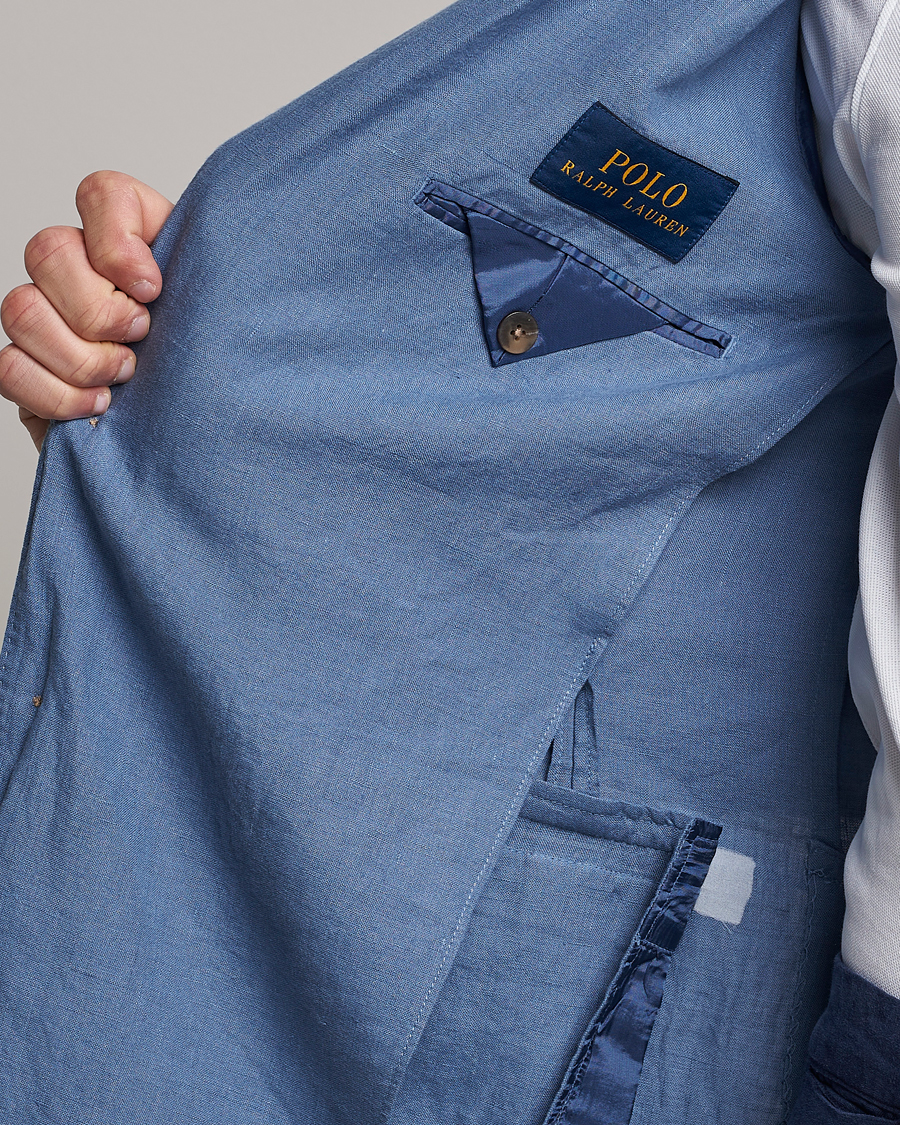 Heren | Blazers | Polo Ralph Lauren | Linen Sportcoat Carson Blue