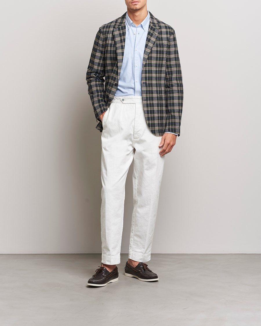 Heren | Blazers | Polo Ralph Lauren | Cotton Madras Checked Blazer Navy/Olive/Burgundy
