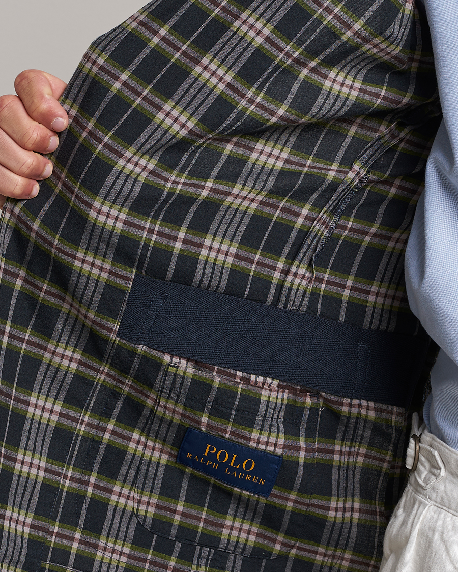 Heren | Blazers | Polo Ralph Lauren | Cotton Madras Checked Blazer Navy/Olive/Burgundy