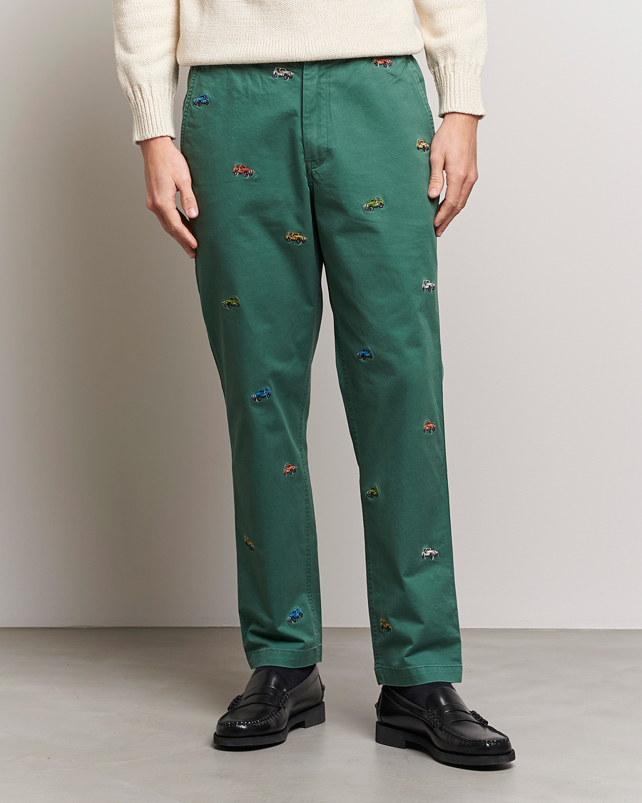 Heren | Broeken | Polo Ralph Lauren | Prepster Twill Printed Jeeps Pants Washed Forest