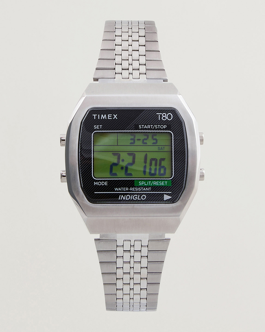 Heren | Timex T80 Stainless Steel 36mm Silver | Timex | T80 Stainless Steel 36mm Silver