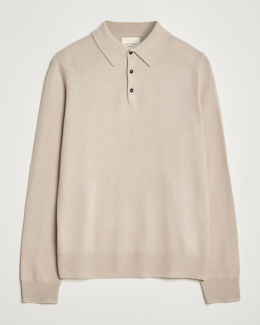 Homme | Pulls Et Tricots | People's Republic of Cashmere | Cashmere Long Sleeve Polo Trench