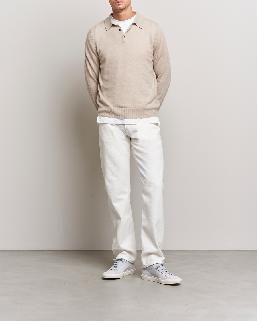 Homme | Pulls Et Tricots | People's Republic of Cashmere | Cashmere Long Sleeve Polo Trench