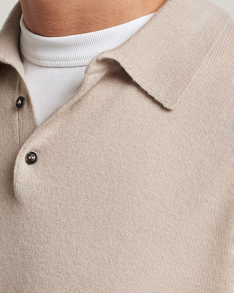 Homme | Pulls Et Tricots | People's Republic of Cashmere | Cashmere Long Sleeve Polo Trench