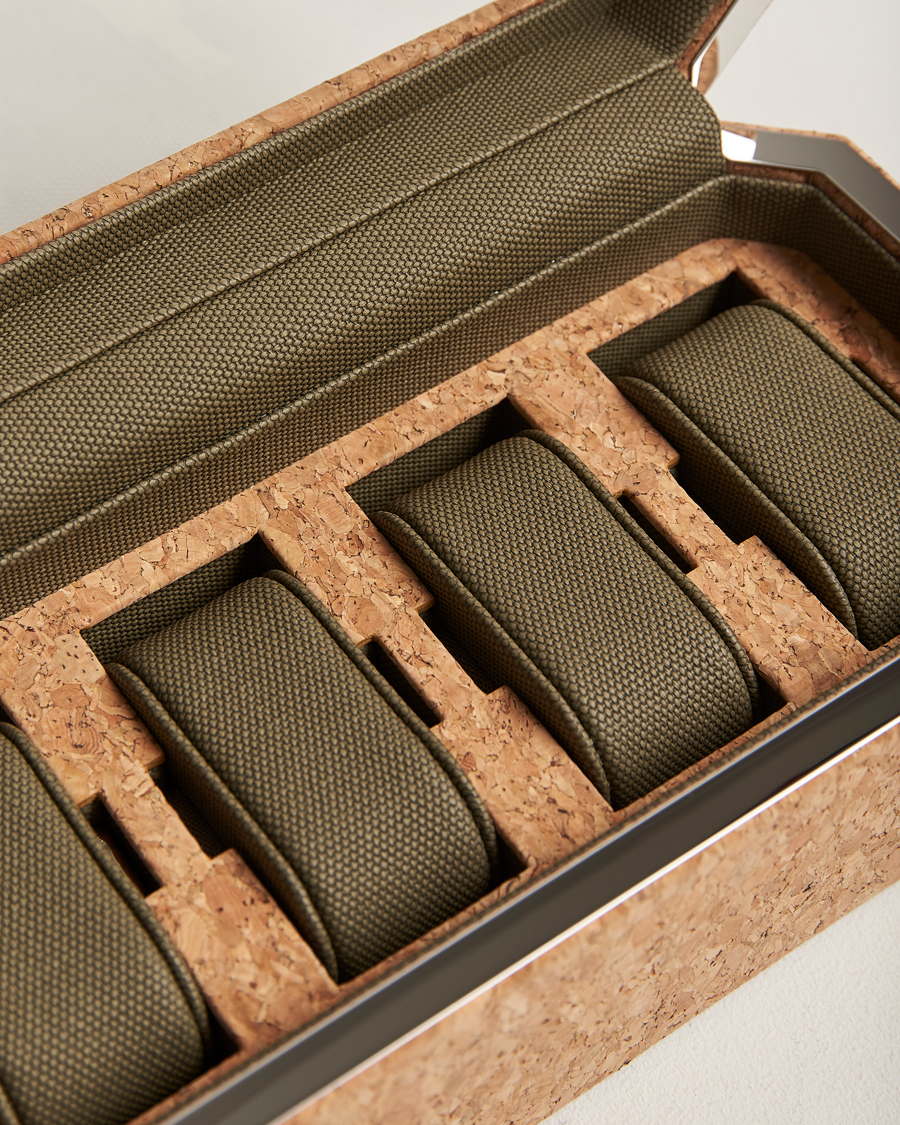 Heren | Horloge & juwelendozen | WOLF | Cortica 4 Piece Watch Box Cork