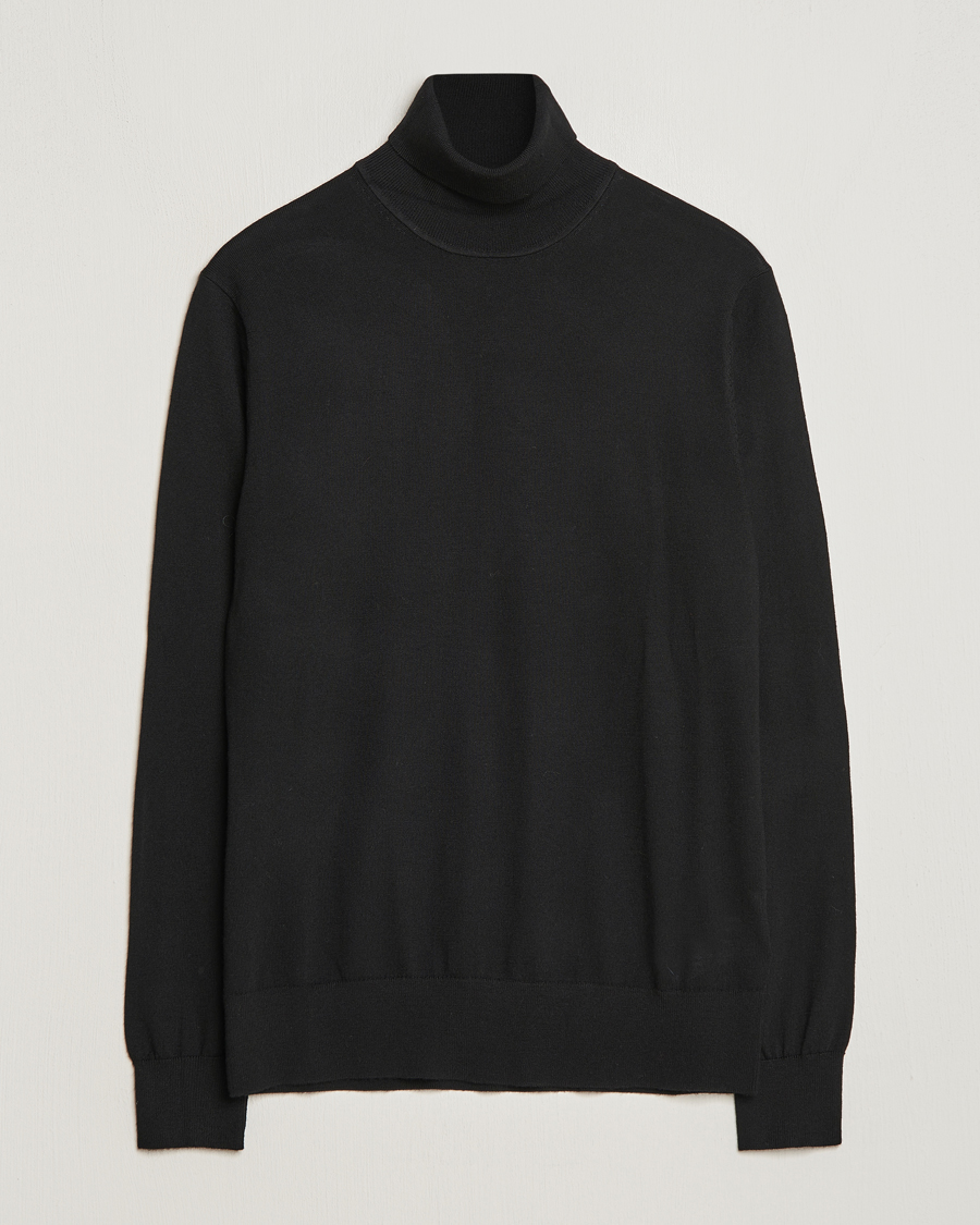 Homme | Pulls Et Tricots | Tiger of Sweden | Nevile Extra Fine Merino Polo Black