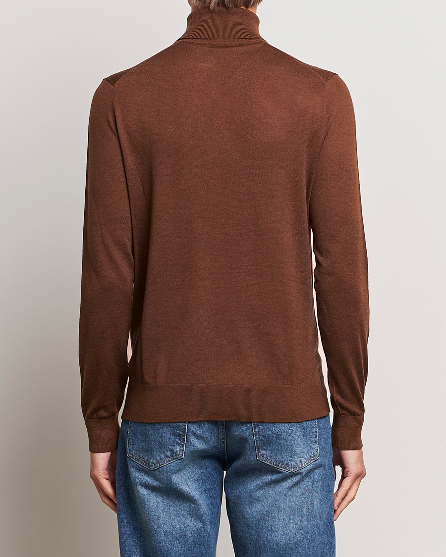 Homme | Pulls Et Tricots | Tiger of Sweden | Nevile Extra Fine Merino Polo Golden Copper
