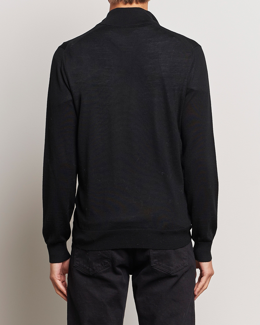 Homme | Pulls Et Tricots | Tiger of Sweden | Errol Merino Half Zip Black