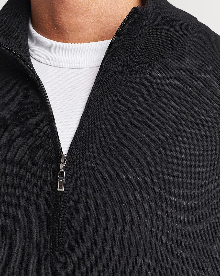 Homme | Pulls Et Tricots | Tiger of Sweden | Errol Merino Half Zip Black