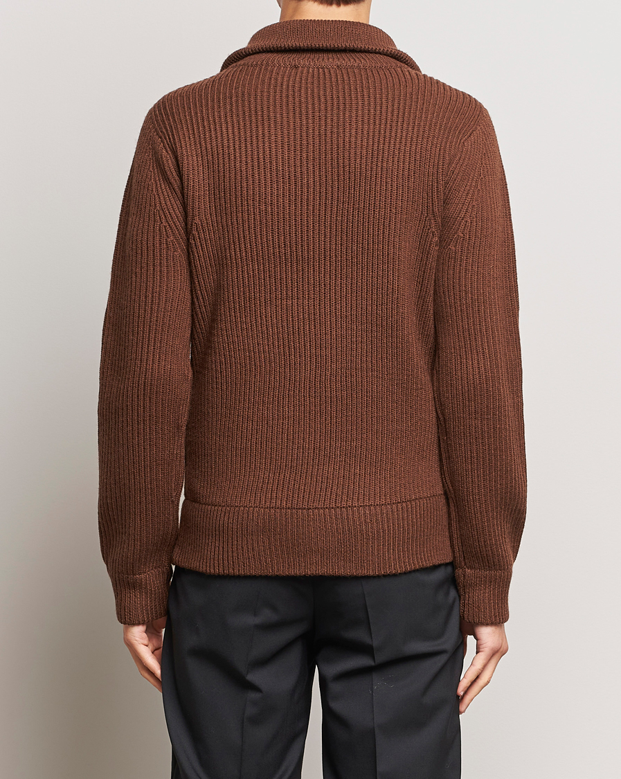 Homme | Pulls Et Tricots | Tiger of Sweden | Nyman Full Zip Golden Brown