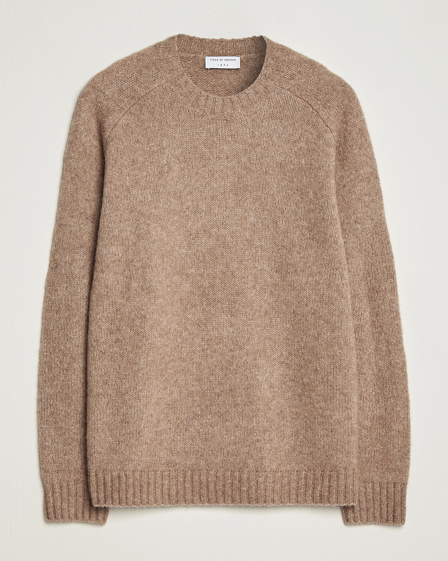 Homme | Pulls Et Tricots | Tiger of Sweden | Adryan Crew Neck Pullover Olive Grey