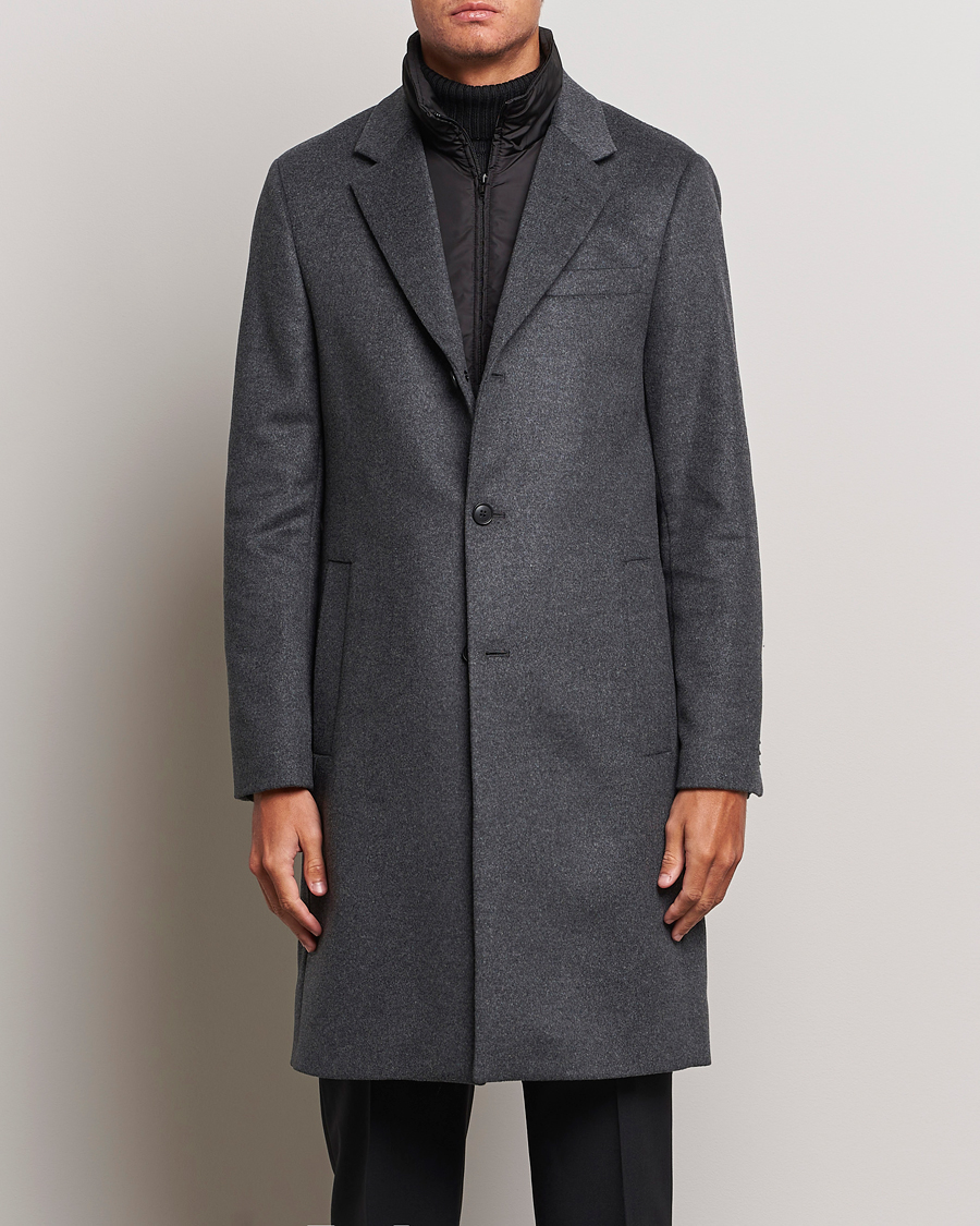 Homme | Manteaux Et Vestes | Tiger of Sweden | Oowen Wool Coat Grey Melange