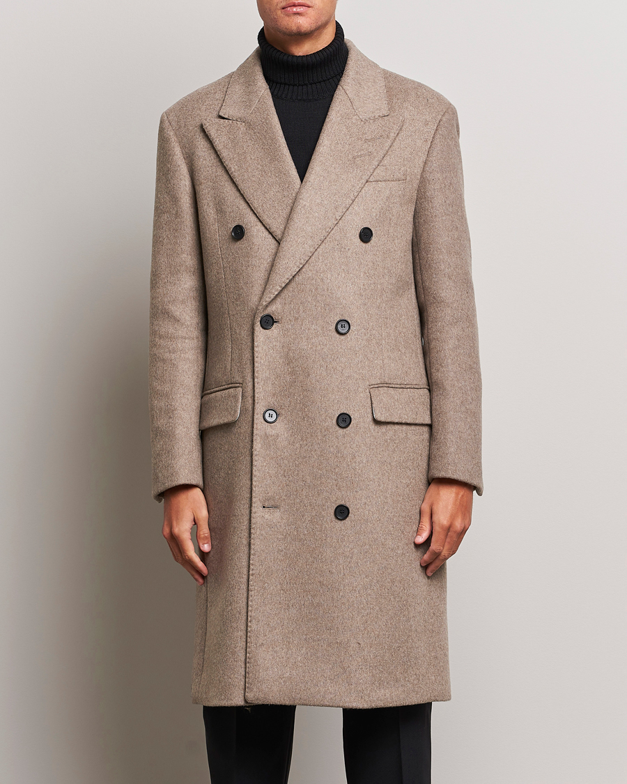 Homme | Manteaux Et Vestes | Tiger of Sweden | Chiaver Double Breasted Coat Eggshell