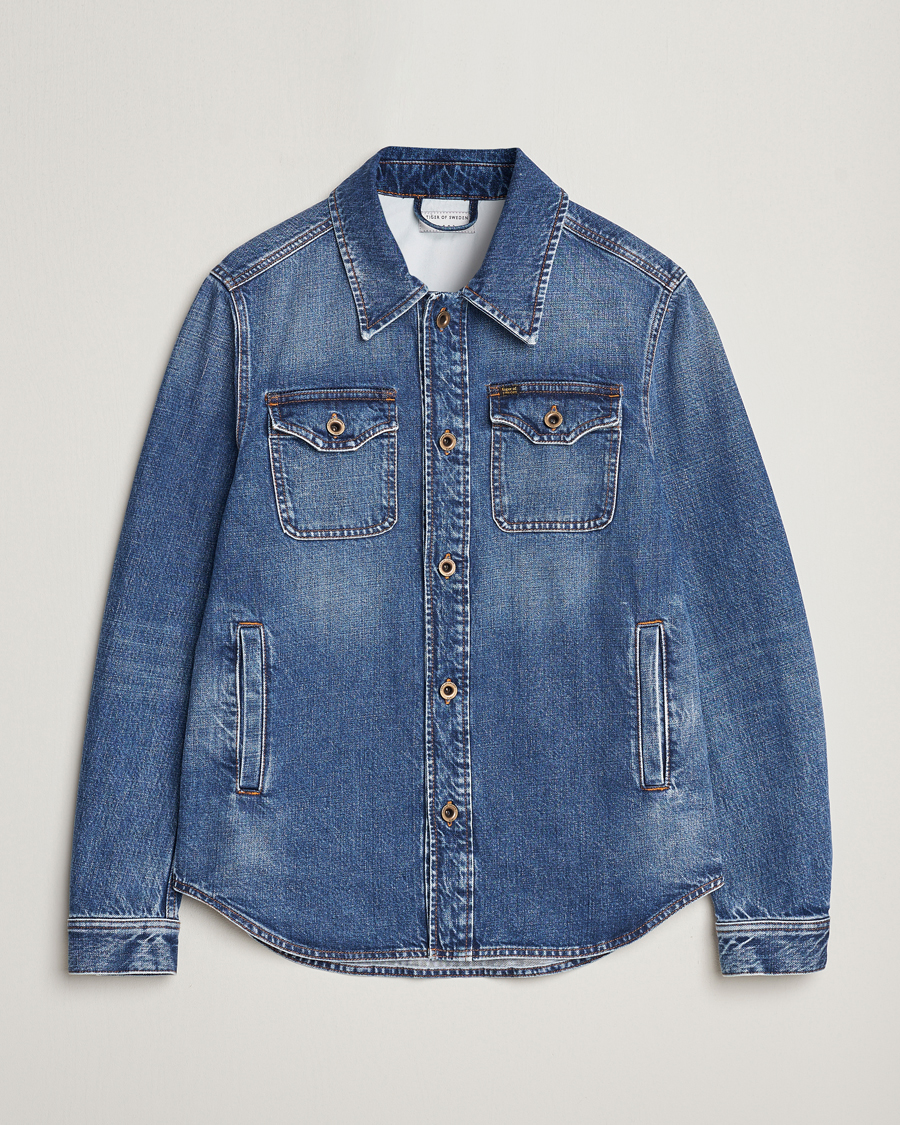 Homme | Manteaux Et Vestes | Tiger of Sweden | Get Jeans Jacket Light Blue