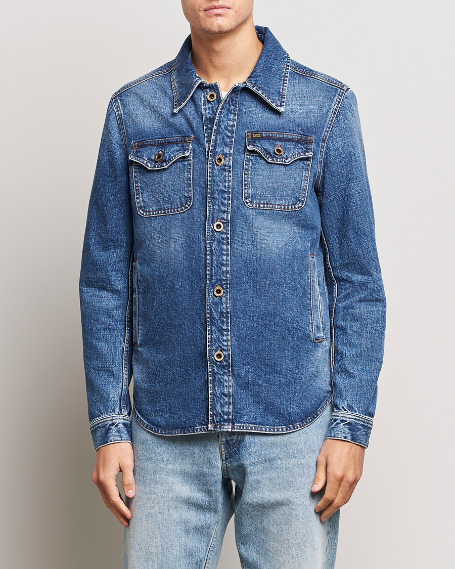 Homme | Manteaux Et Vestes | Tiger of Sweden | Get Jeans Jacket Light Blue