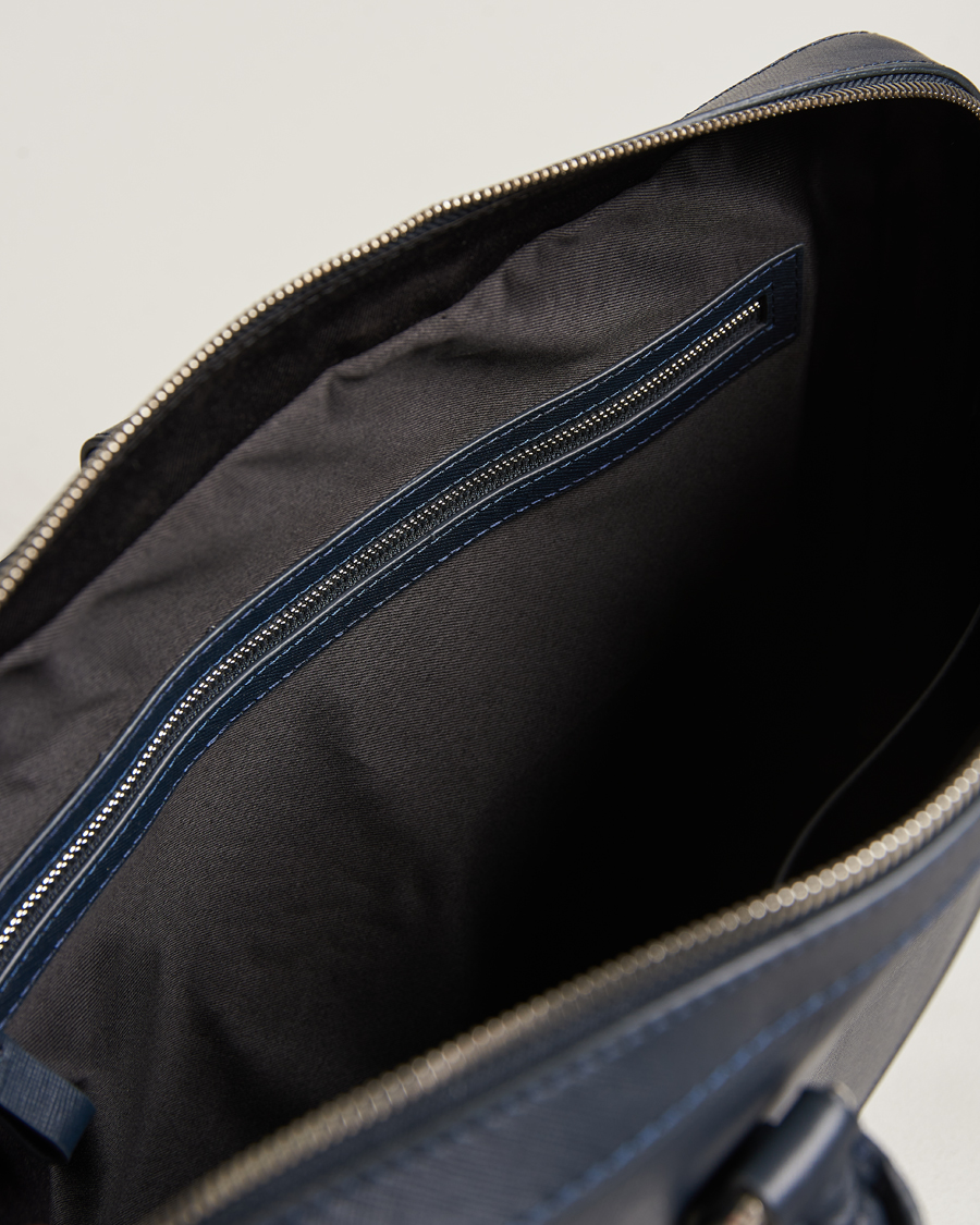 Homme | Tiger of Sweden Bowe Leather Briefcase Midnight Blue | Tiger of Sweden | Bowe Leather Briefcase Midnight Blue