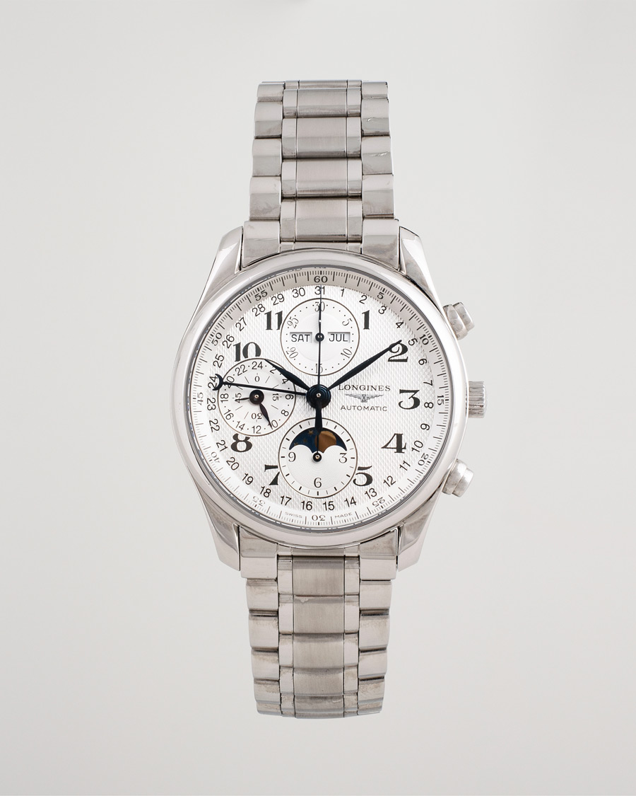 Homme | Pre-Owned & Vintage Watches | Longines Pre-Owned | Master Collection L2.673.4.03.6 Steel White