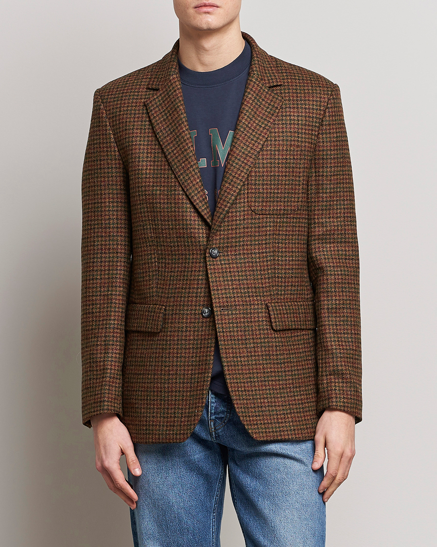 Heren | Blazers | Palmes | Blaze Houndstooth Sportscoat Brown