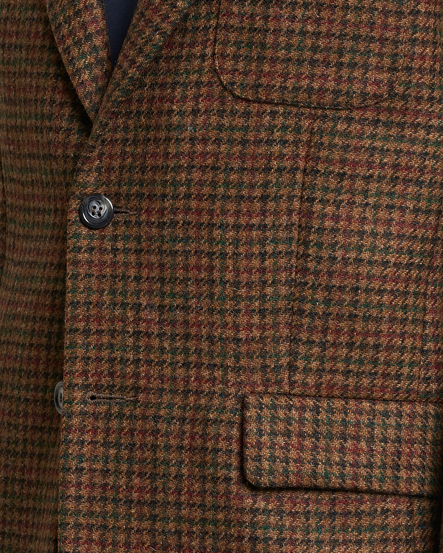 Heren | Blazers | Palmes | Blaze Houndstooth Sportscoat Brown